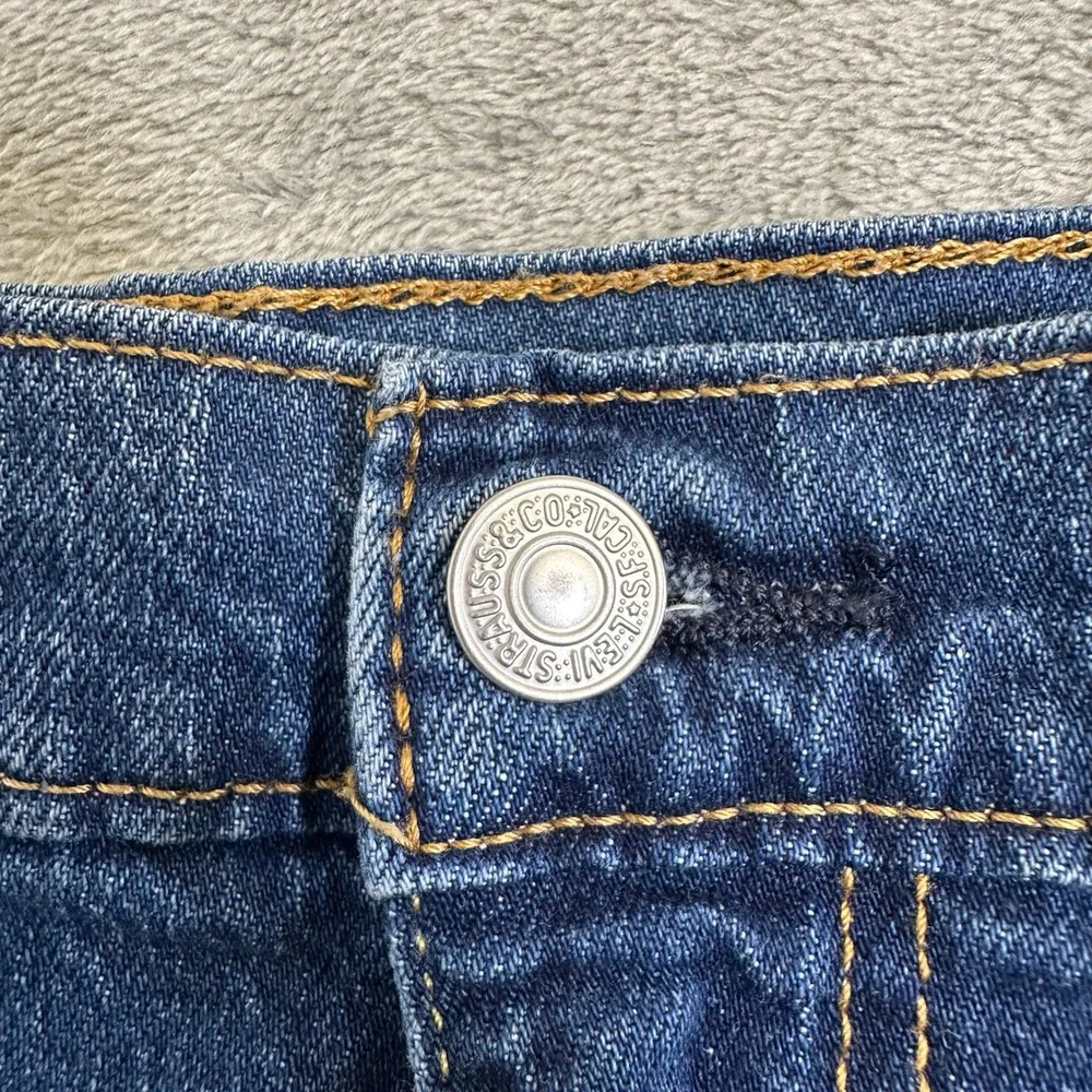 Levis 514 Straight Fit Mens Blue Denim Jeans W40 L30 00514-1744